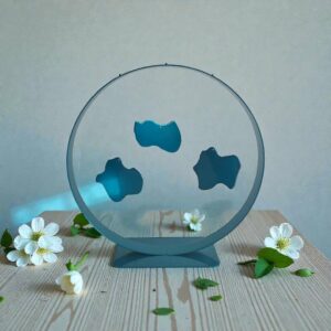 Mobile abstrait Helsinki turquoise 21 cm ND-VIA25-MOBILE-HELSINKI-TURQUOISE Naguradesign