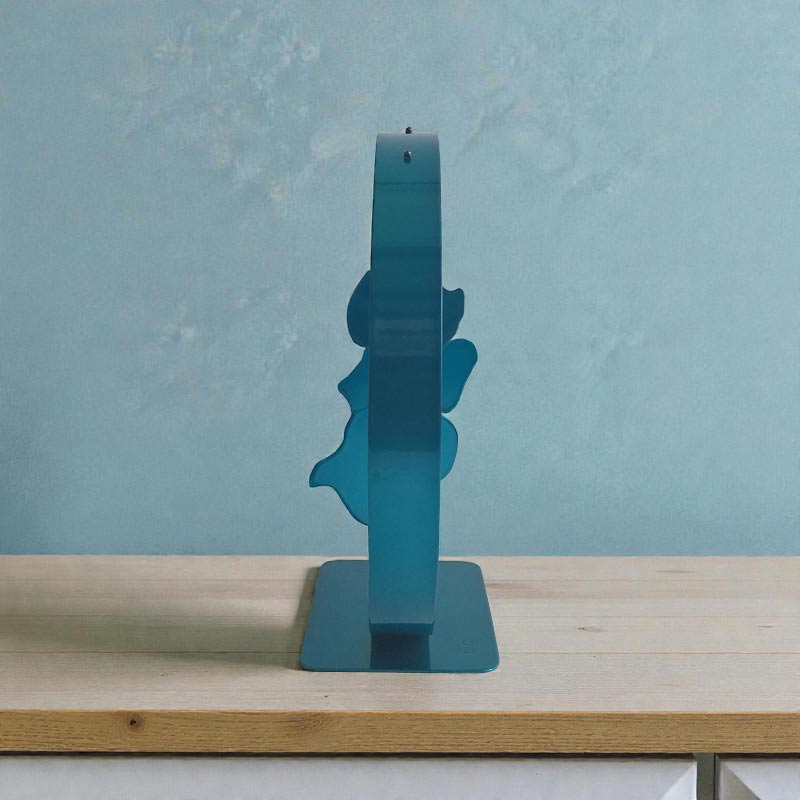 Mobile abstrait Helsinki turquoise 21 cm ND-VIA25-MOBILE-HELSINKI-TURQUOISE profil